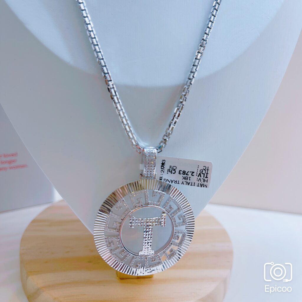 Dây vàng trắng 18k vq03